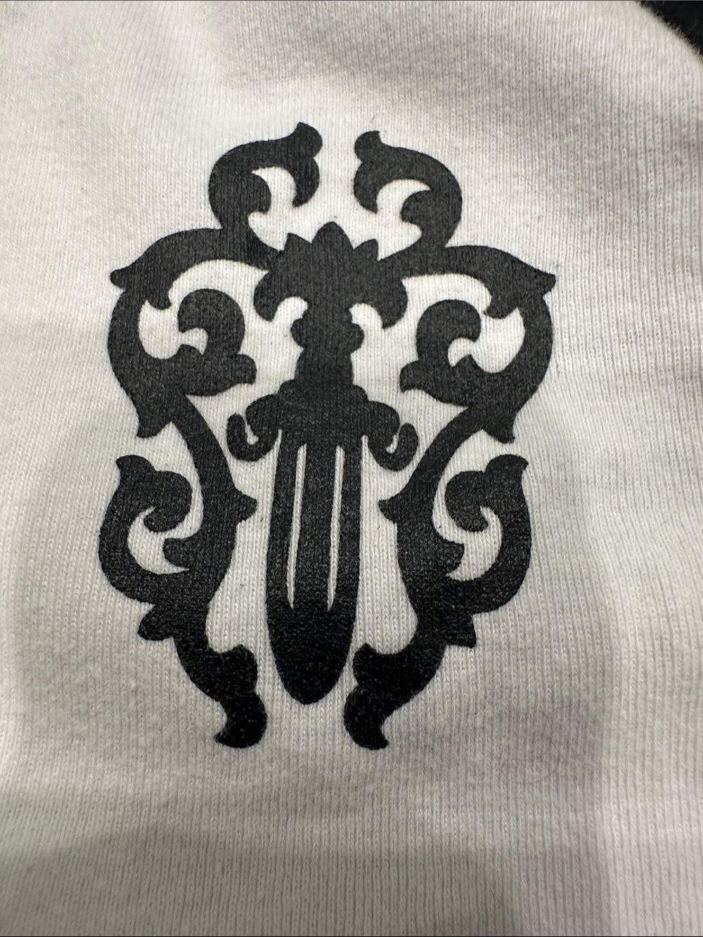Chrome Hearts Black & White Long Sleeve Tee - Picture 3 of 10